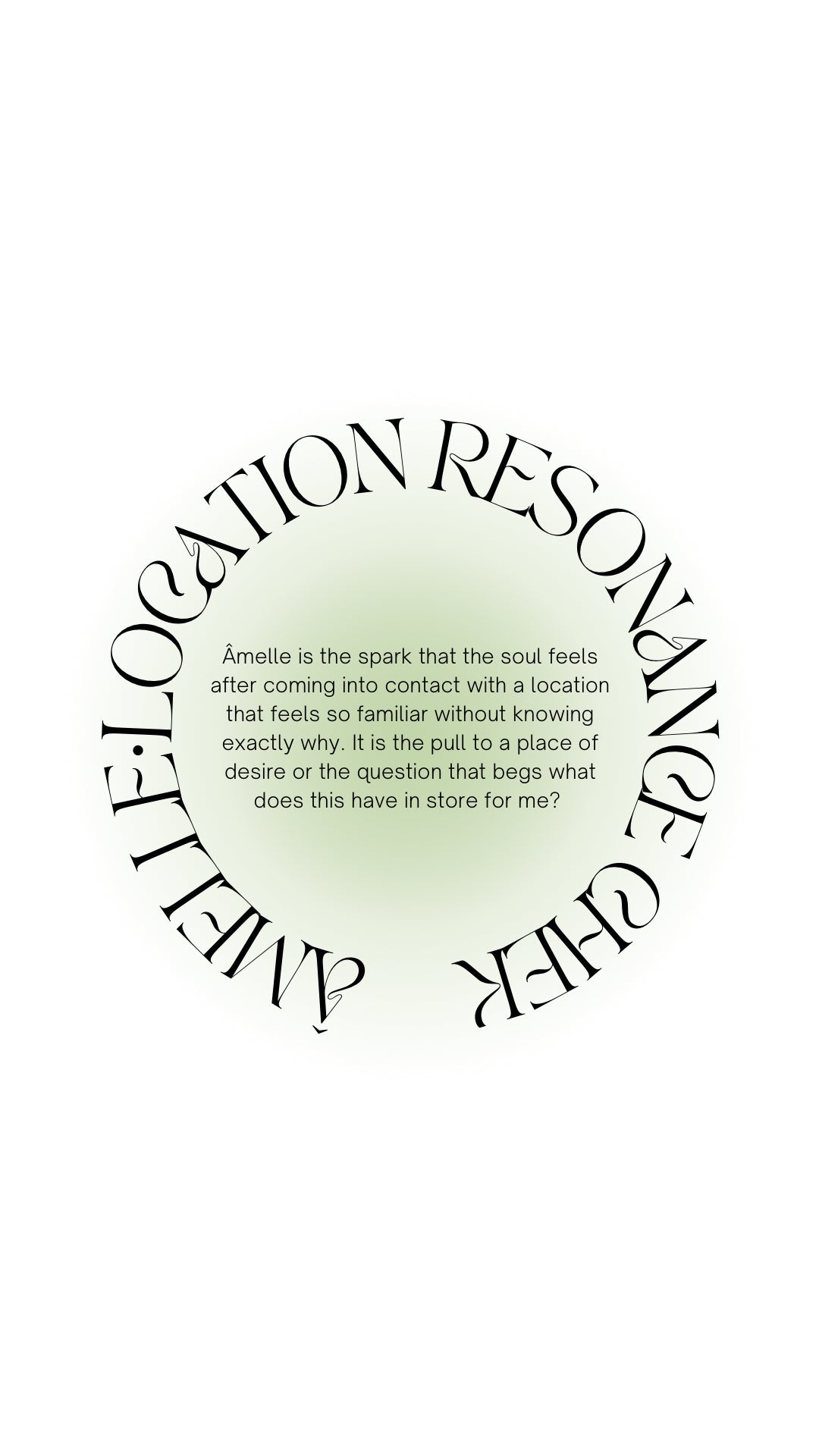 Âmelle |Location Resonance Chek|