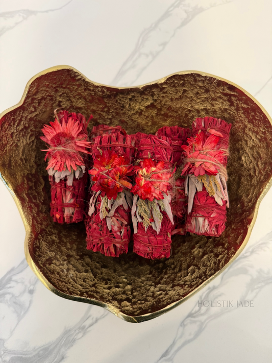 Dragon's Blood Sage Dressed In Flowers