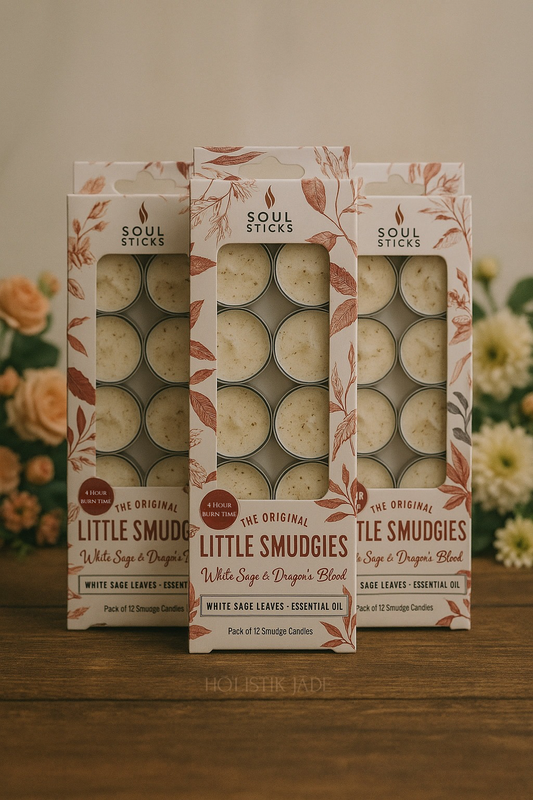 White Sage & Dragons Blood Tea Lights